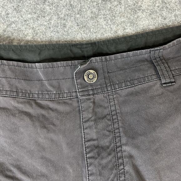 Kuhl Slax Pants Mens 38X32 Klassik Fit Pockets Stretch Straight Fit Gray Flaw - Picture 5 of 14